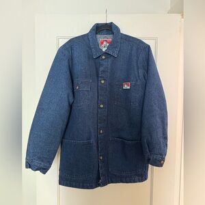 Ben Davis Men’s denim snap front jacket size medium